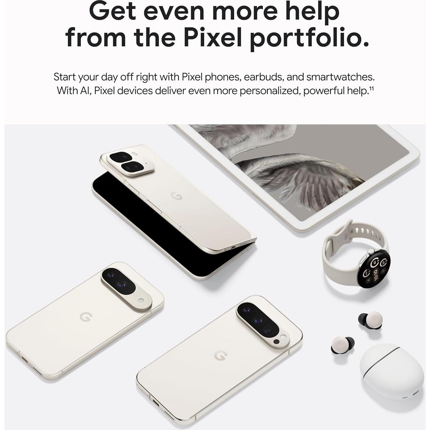 Google Pixel 9 - Smartphone 128GB Obsidiana Renovado - IA y Cámara 50MP