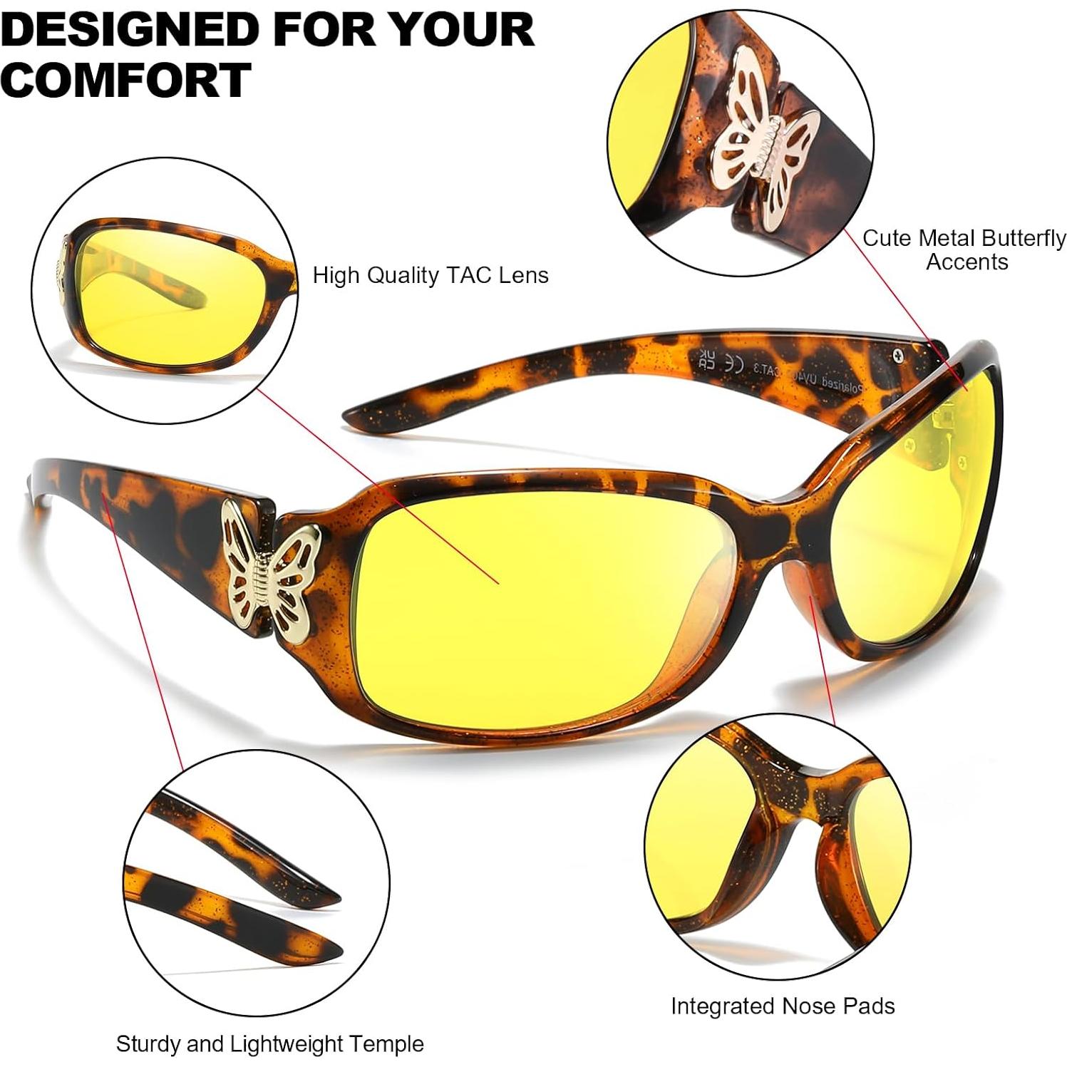 Gafas de Conducción Nocturna IGNAEF Amarillas Polarizadas