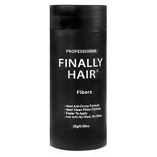 Fibras para Cabello Finally Hair Marrón Oscuro 28g