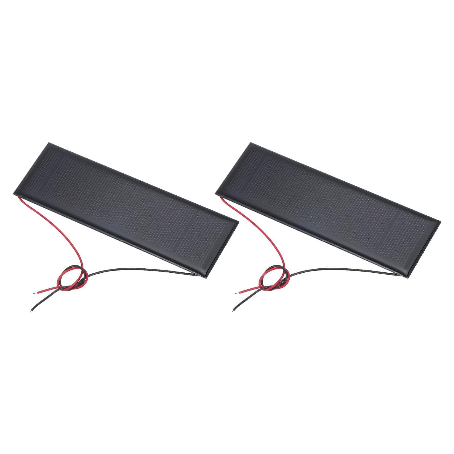 Paneles Solares Policristalinos MECCANIXITY 6V 0.6W 2 Pcs