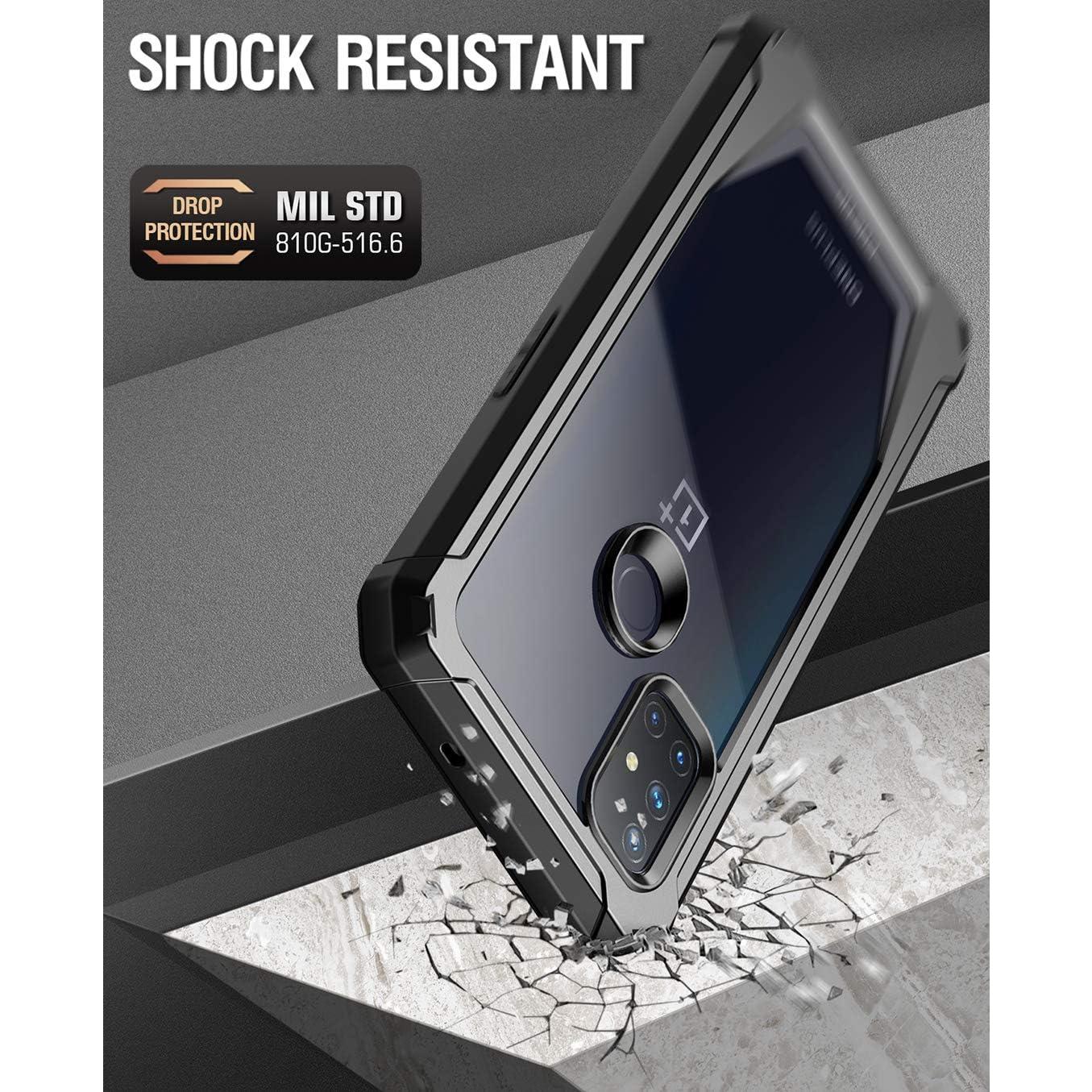 Funda híbrida Poetic Guardian para OnePlus Nord N10 5G - Negra