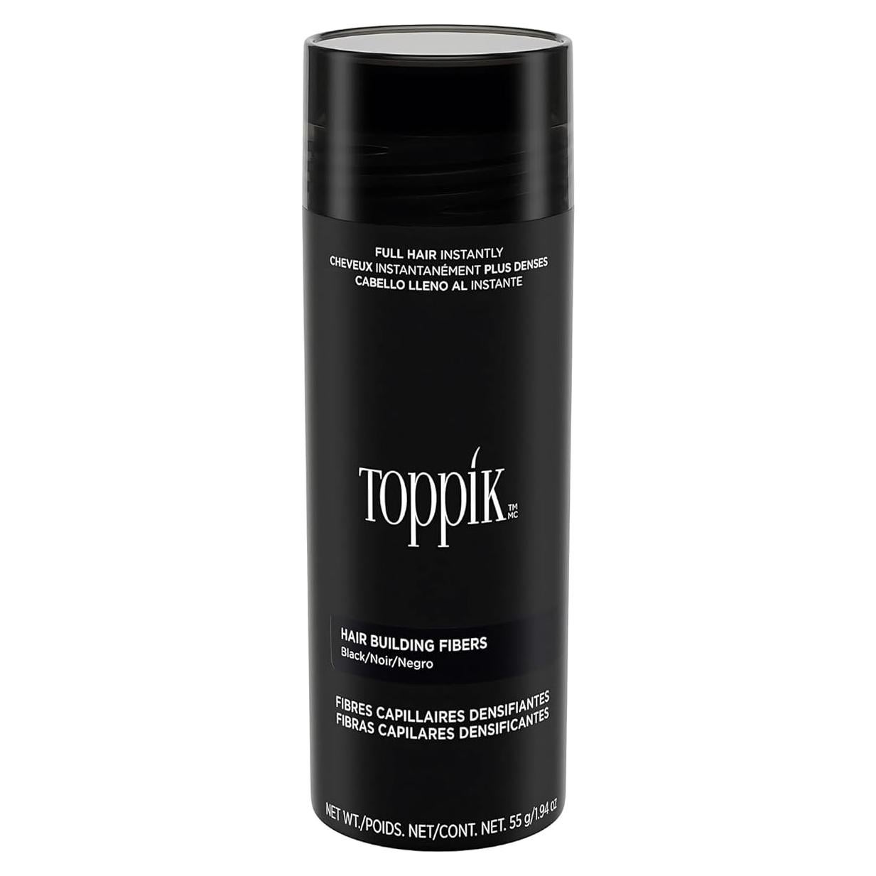 Fibras para Cabello Toppik 55g Relleno Volumen Negro