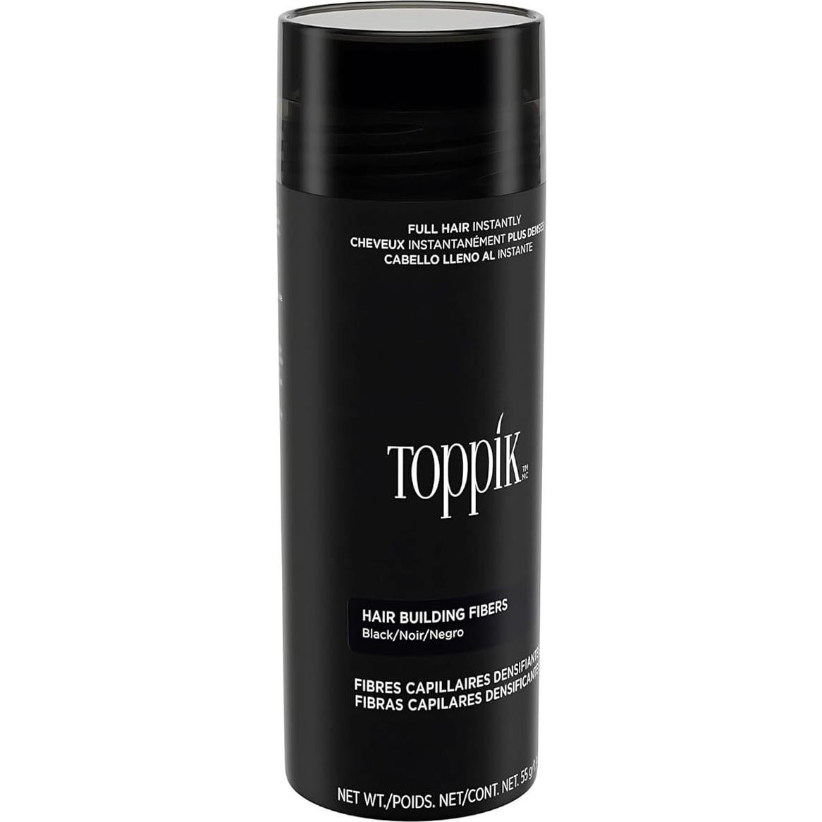 Fibras para Cabello Toppik 55g Relleno Volumen Negro