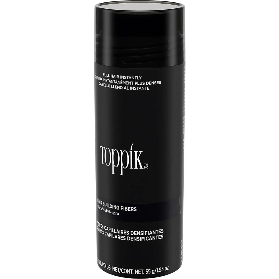 Fibras para Cabello Toppik 55g Relleno Volumen Negro