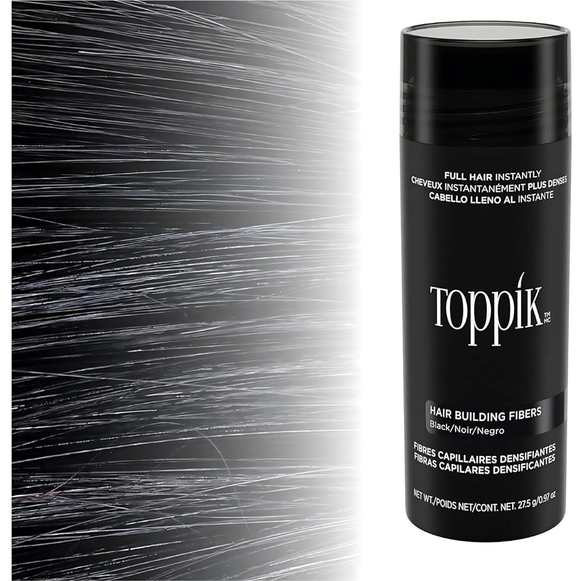 Fibras para Cabello Toppik 55g Relleno Volumen Negro