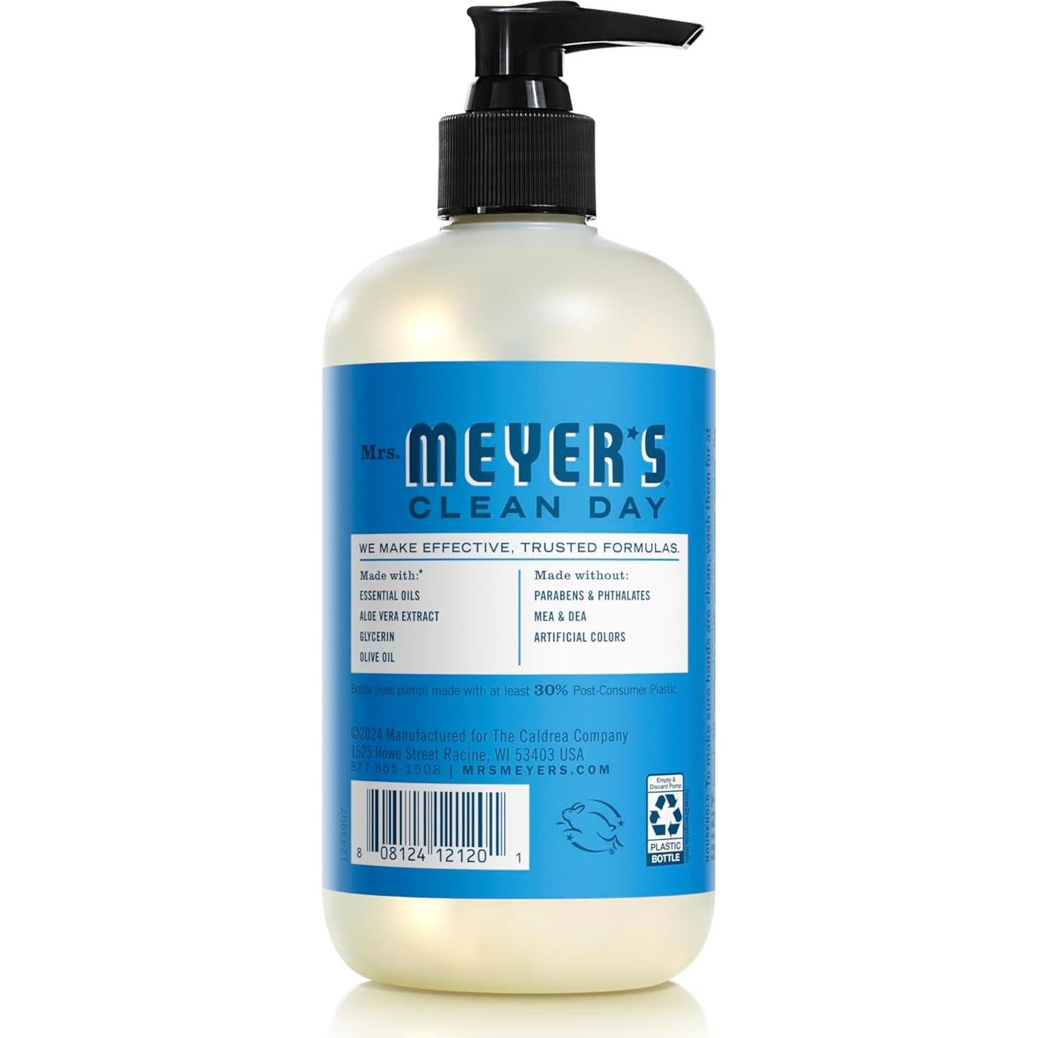 Jabón Líquido para Manos Sra. Meyer’s Arándano 3 x 375 ml