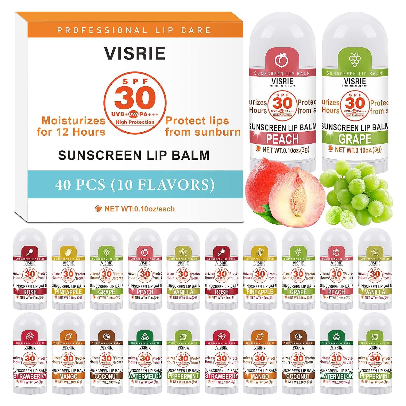 Bálsamo Labial Mini Protector Solar SPF 30 - 40 Unidades