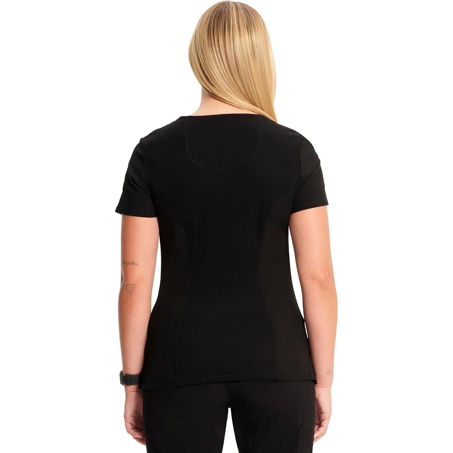 Top de Scrubs para Mujeres Cherokee Infinity 2625A - Negro