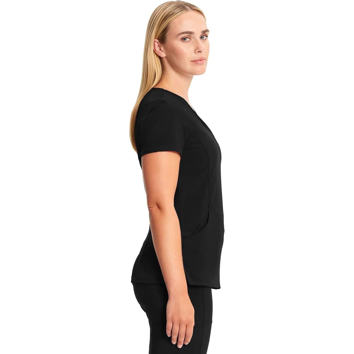 Top de Scrubs para Mujeres Cherokee Infinity 2625A - Negro