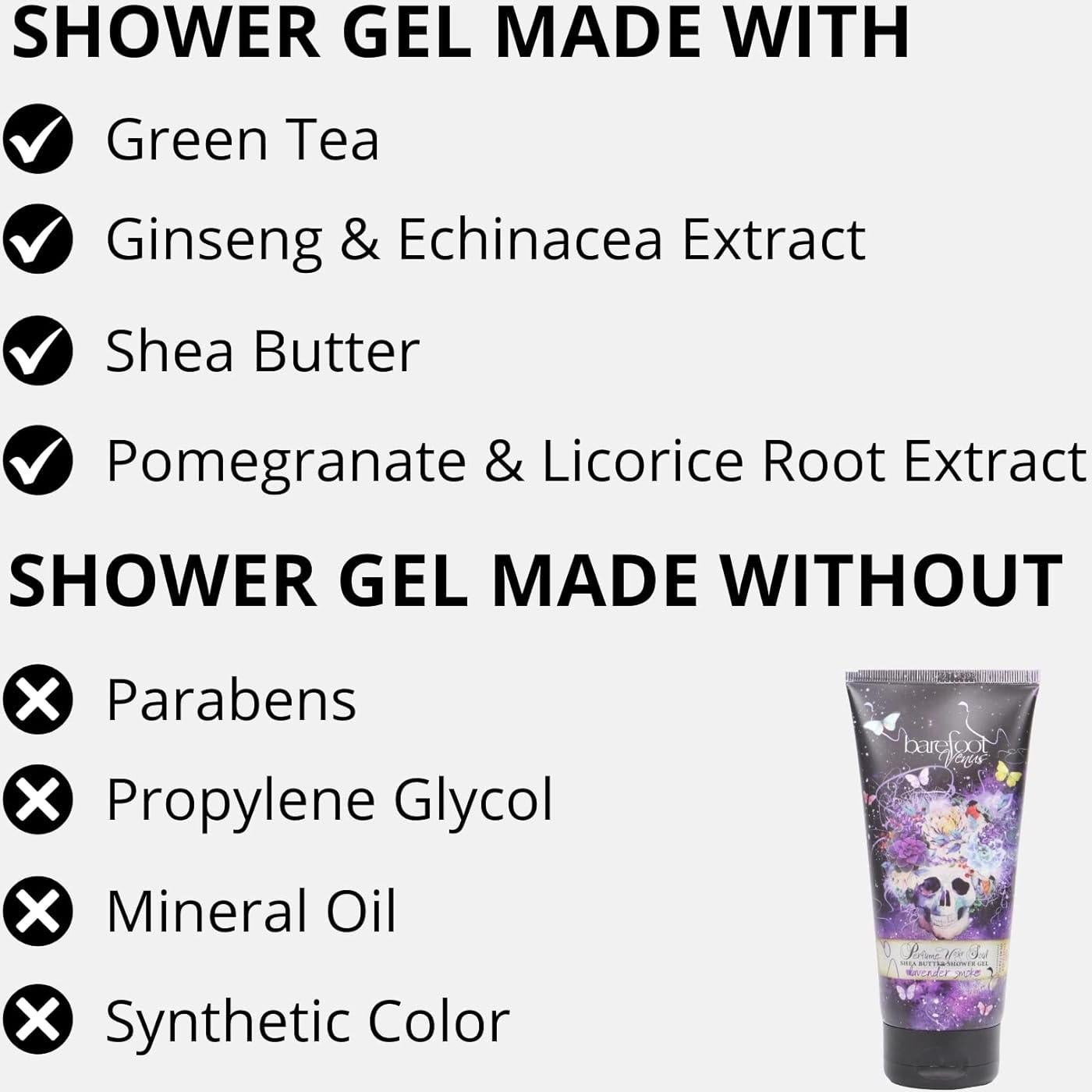 Conjunto Gel de Ducha y Loción Corporal Barefoot Venus 175ml/150ml