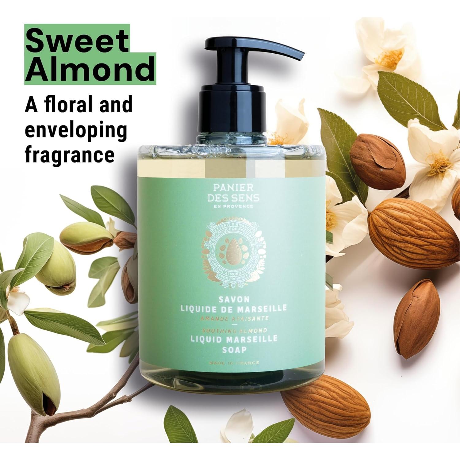 Jabón de Manos Líquido Panier des Sens 500 ml Almendra Natural