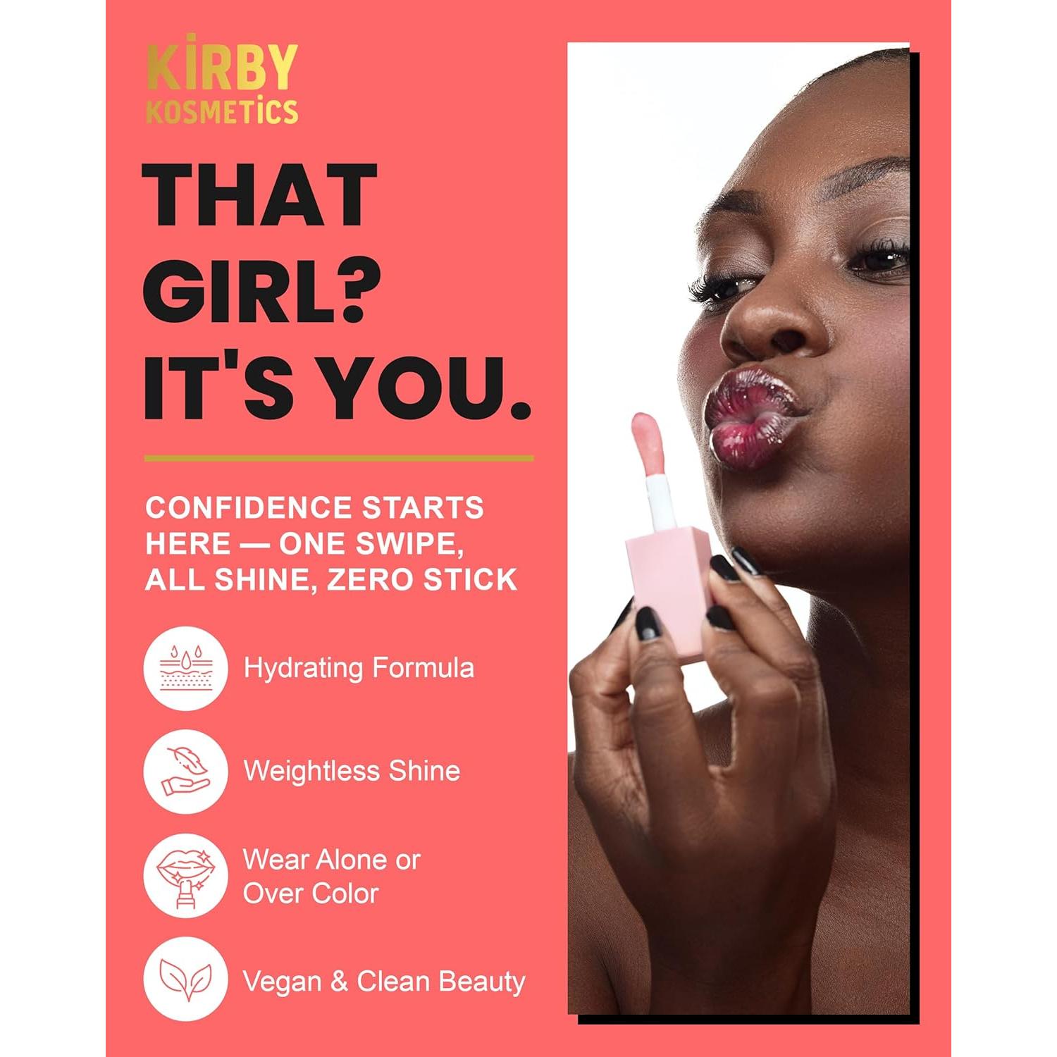 Aceite Labial DivineDiva - Brillo Hidratante Emperatriz Durazno