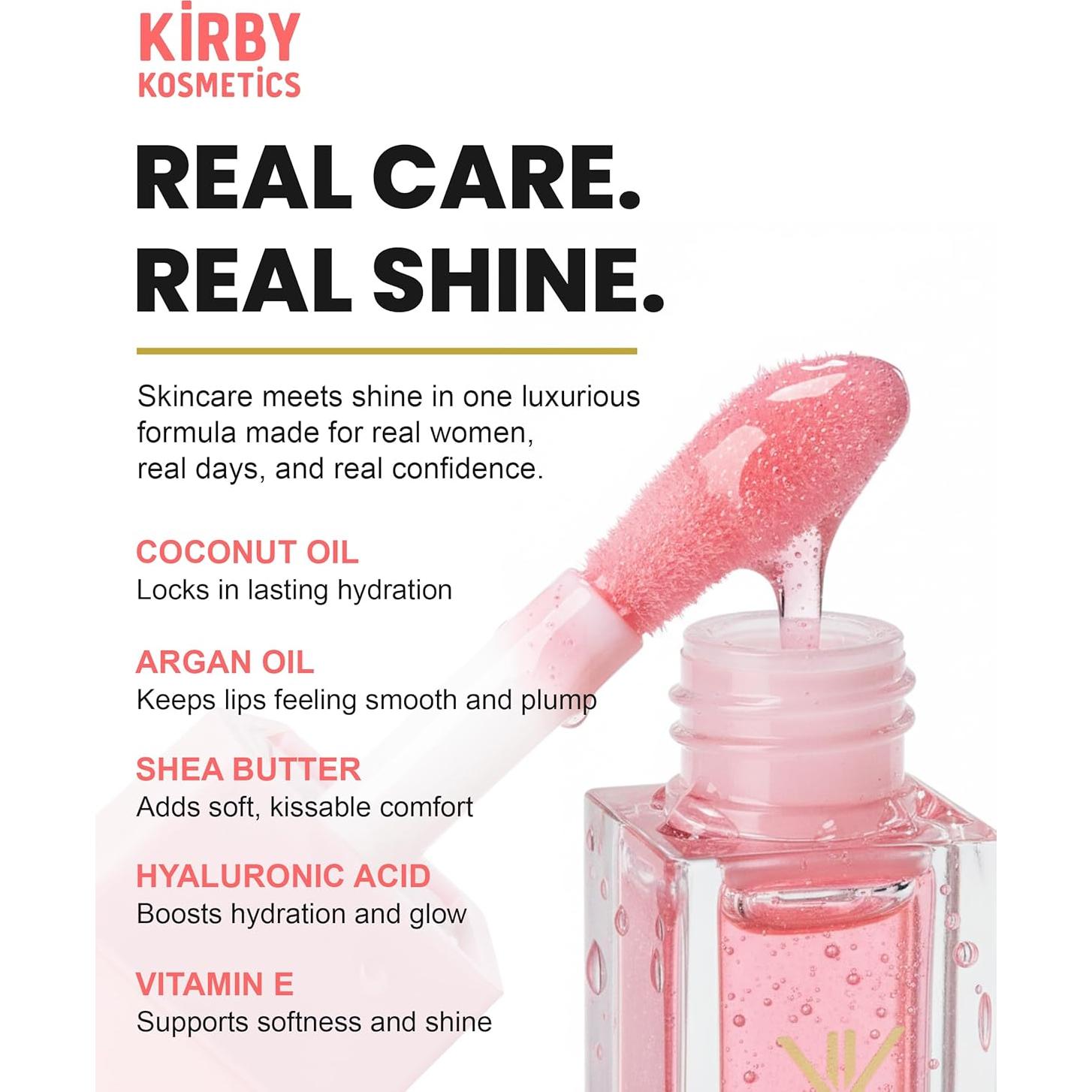 Aceite Labial DivineDiva - Brillo Hidratante Emperatriz Durazno