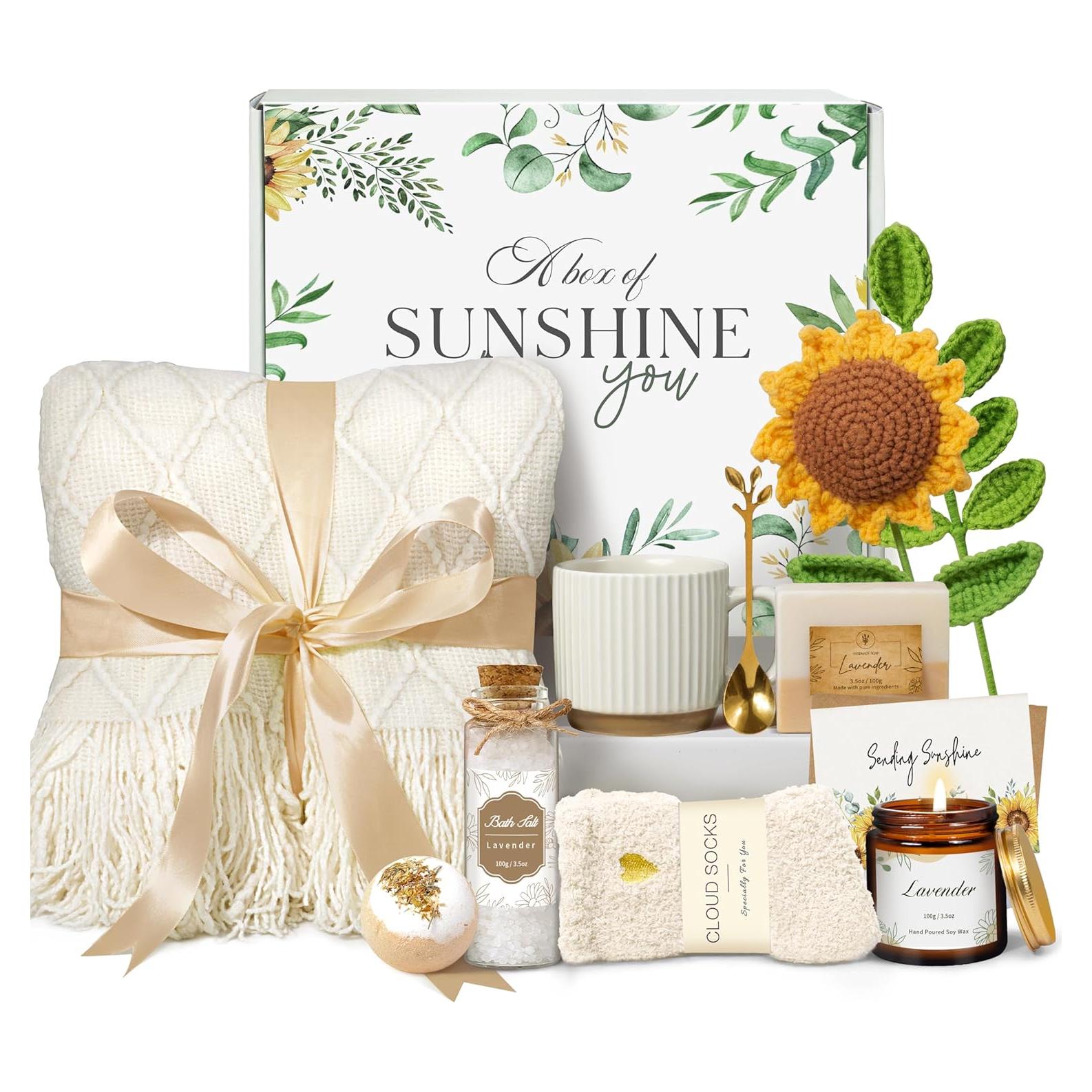 Cesta de Regalo de Cuidado Personal EIRNAY - Manta y Spa