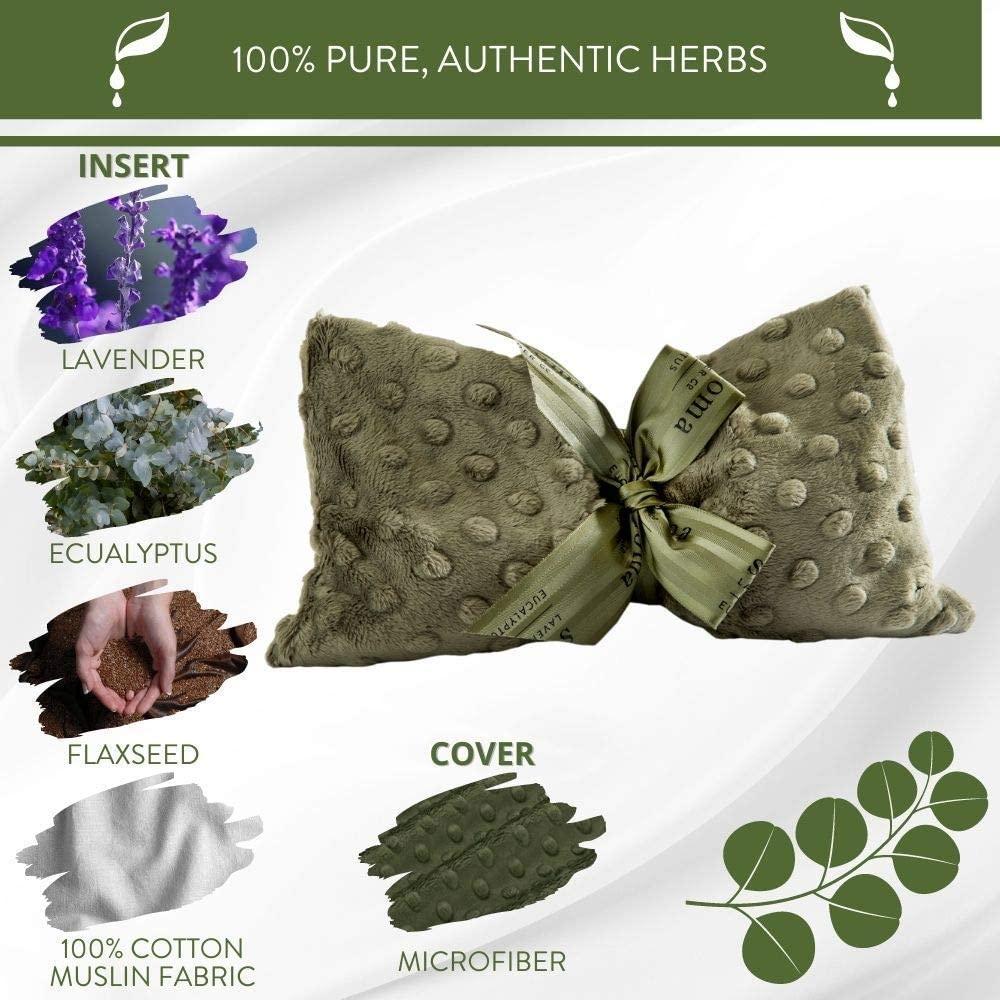 Máscara de Spa Sonoma Lavender Eucalipto y Lavanda 23x13cm