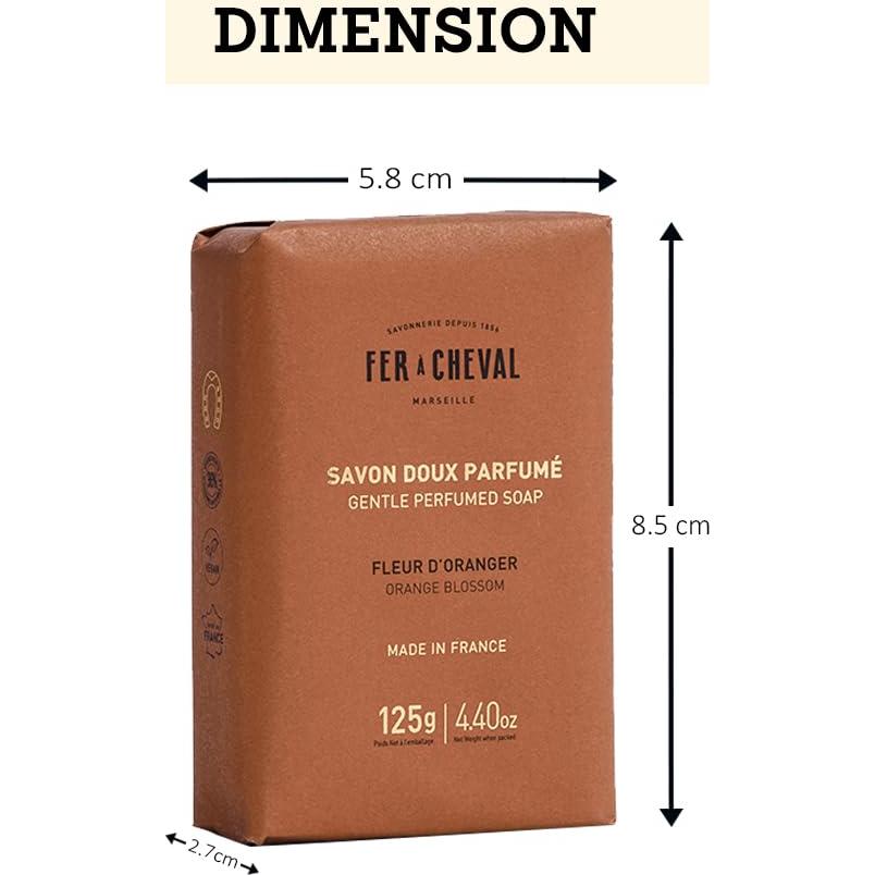 Jabón en Barra Fer à Cheval Flor de Naranjo 2-Pack 125g