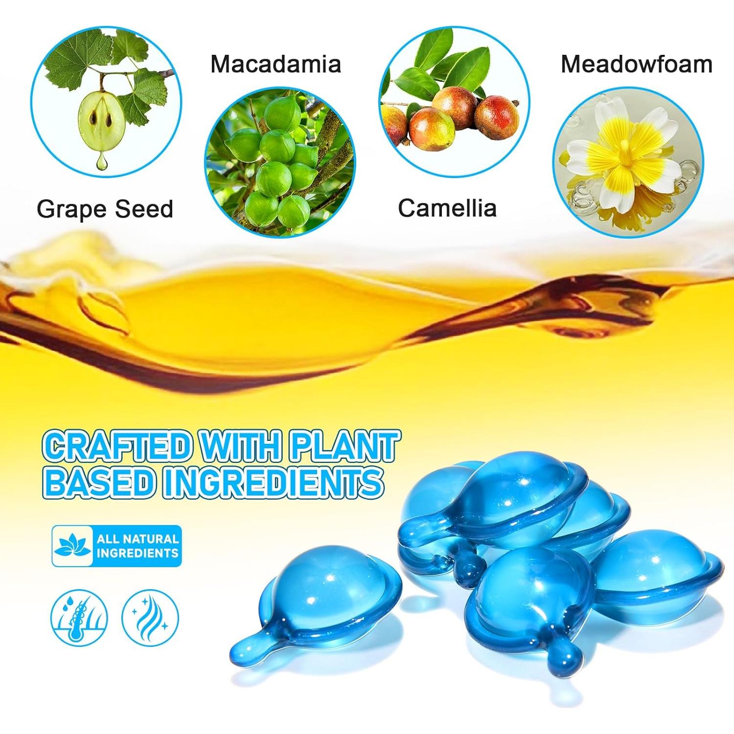 Cápsulas de Aceite para Barba Aokur - Hidratantes y Suavizantes