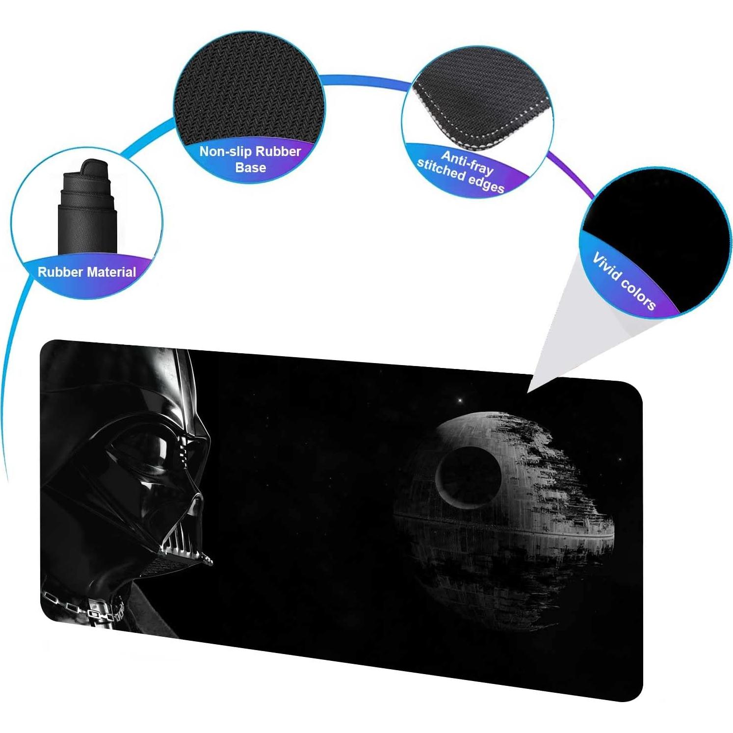 Alfombrilla de Ratón Grande GZESZT 80x40 cm Antideslizante