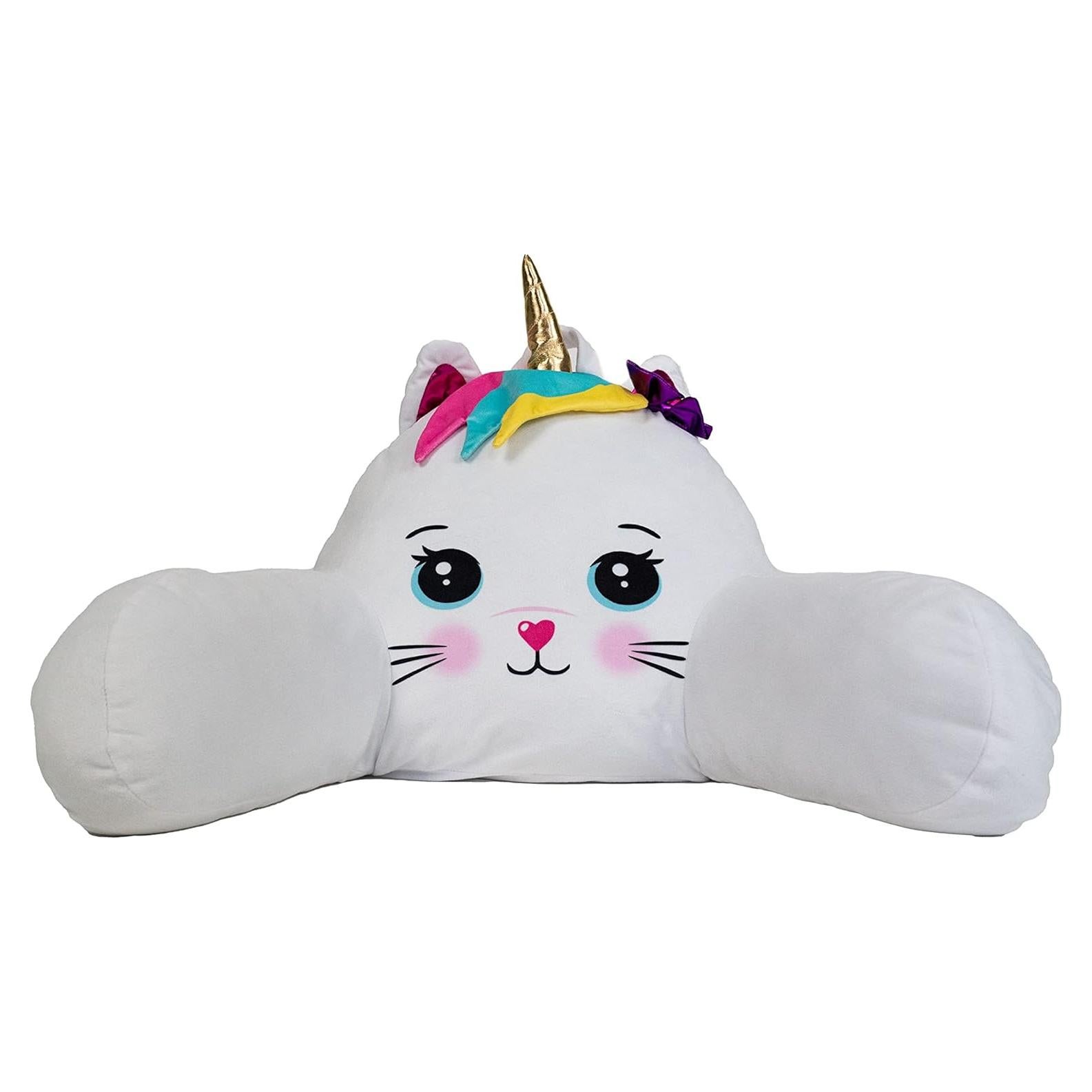 Cojín de Respaldo Suave Unicornio Caticorn 58x36 cm