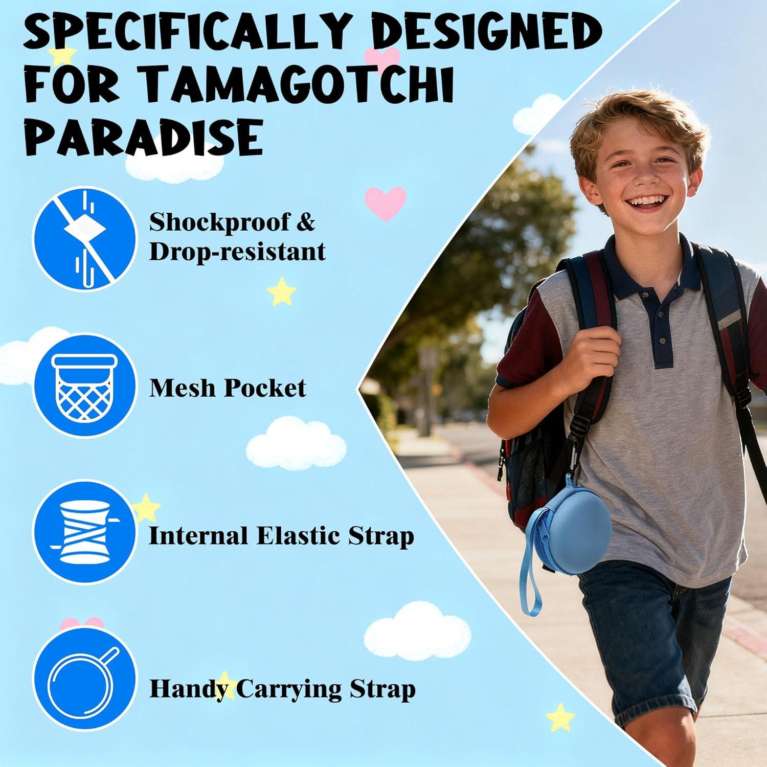 Funda Dura EVA para Tamagotchi Paradise xcivi - Azul