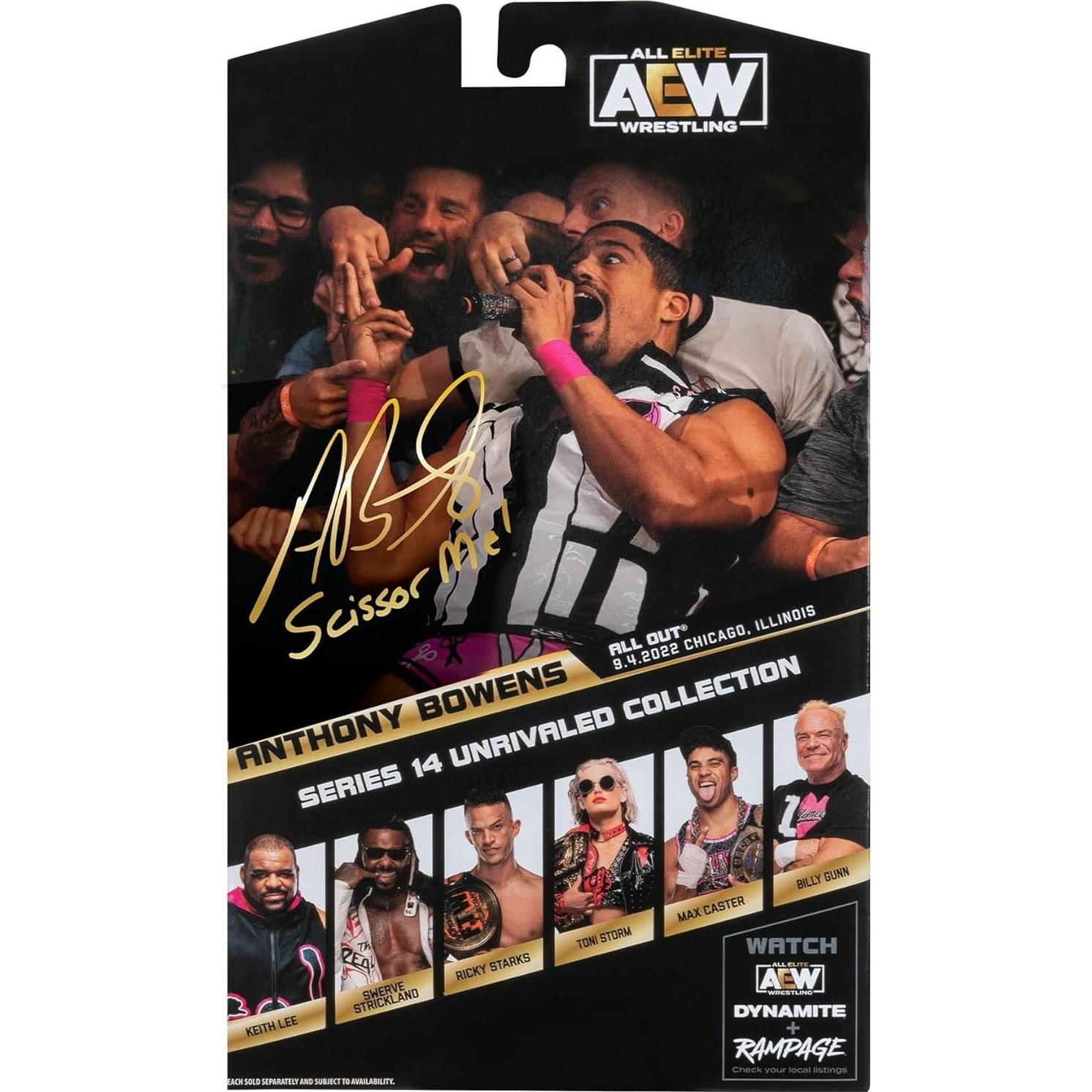 Figura de Acción AEW Anthony Bowens 15.24 cm - Serie 14