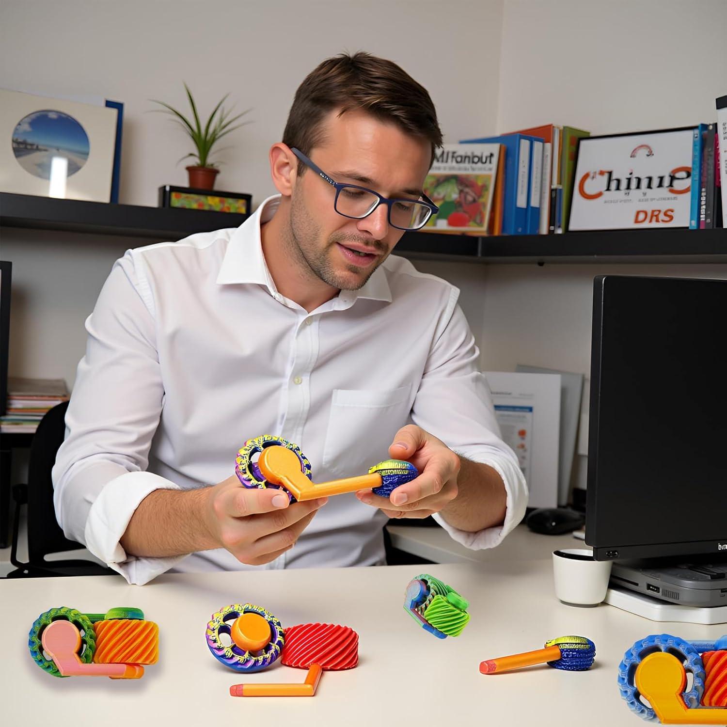 Juguete Antiestrés Espiral 3D SZOZNIYC - Alivio Ansiedad