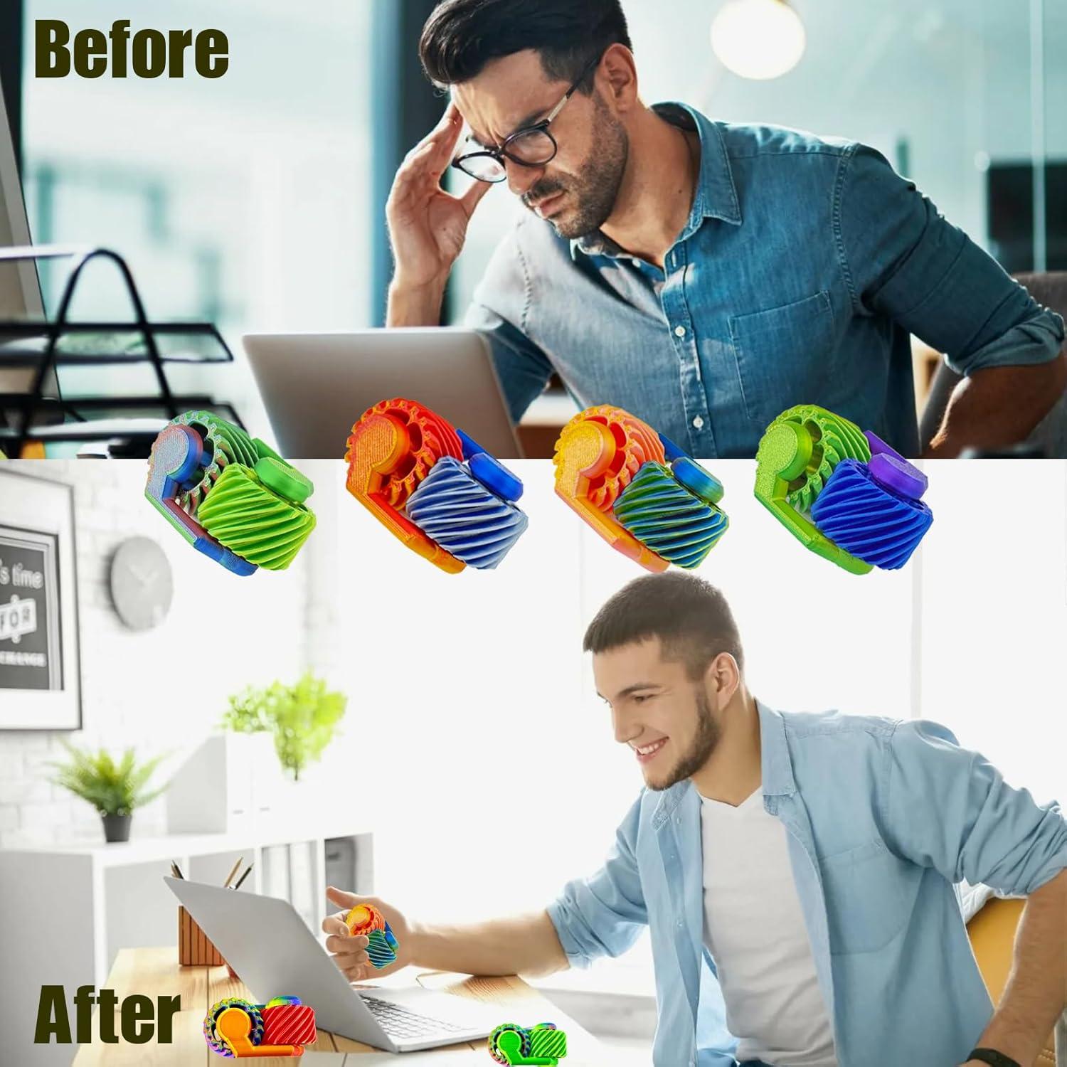 Juguete Antiestrés Espiral 3D SZOZNIYC - Alivio Ansiedad