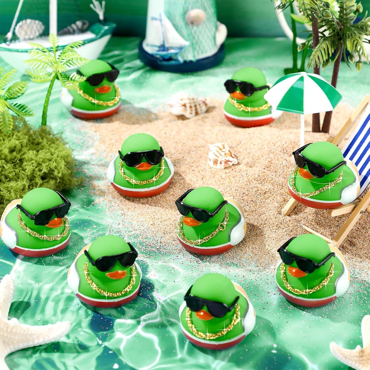 24 Patos de Goma Mallard que Brillan en la Oscuridad