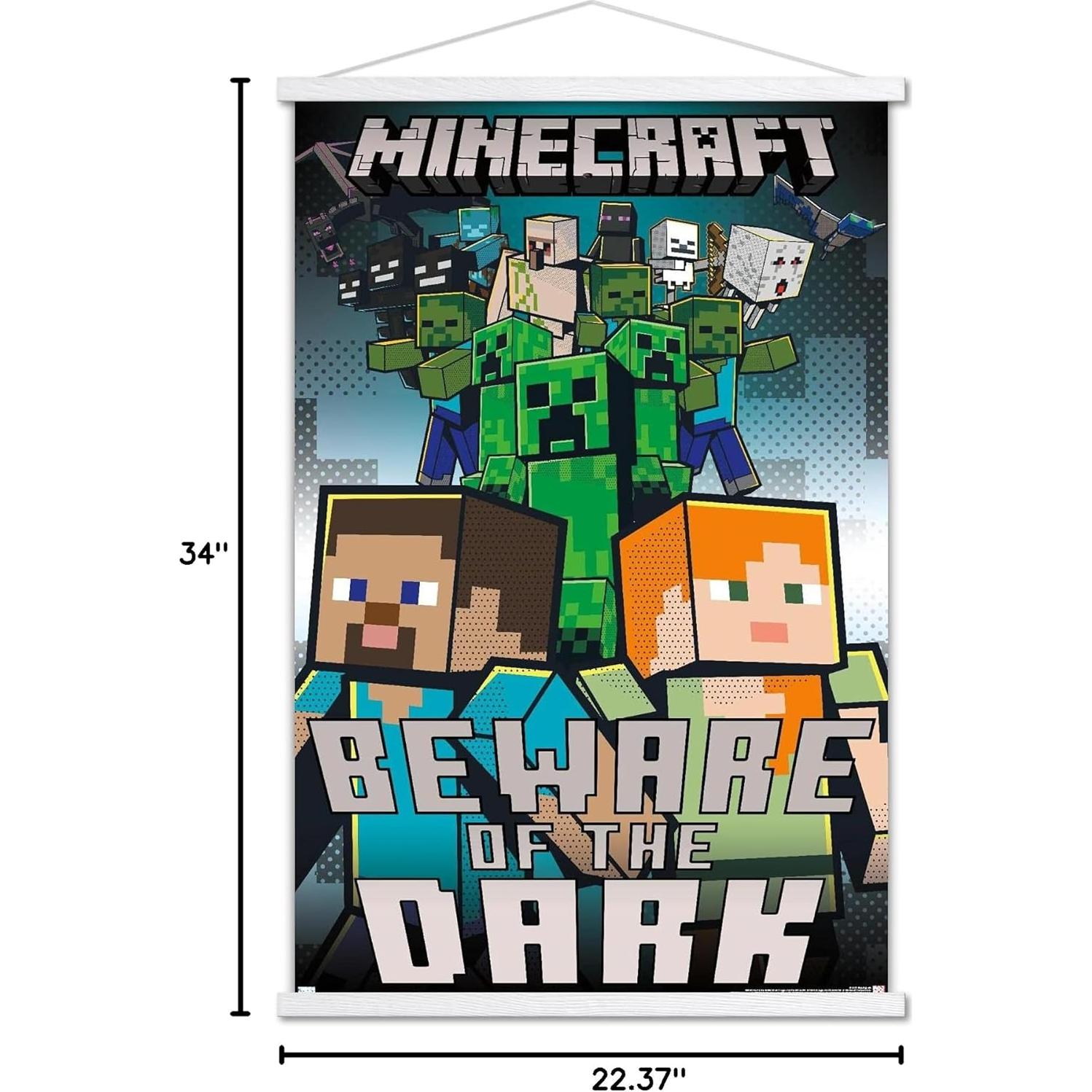 Póster de Pared Trends International Minecraft 86.4x56.7cm