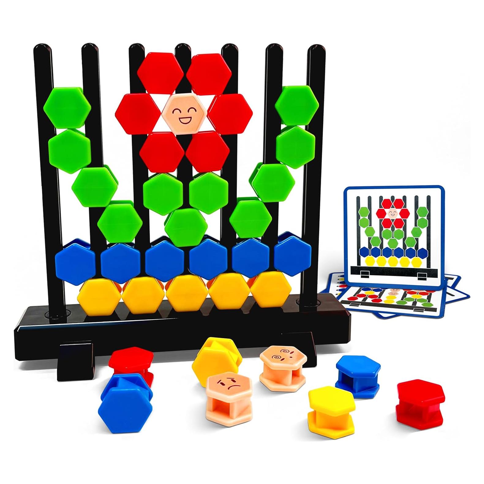 Rompecabezas 3D Bloques Hexagonales Rokt&razo para Niños 3-12 Años