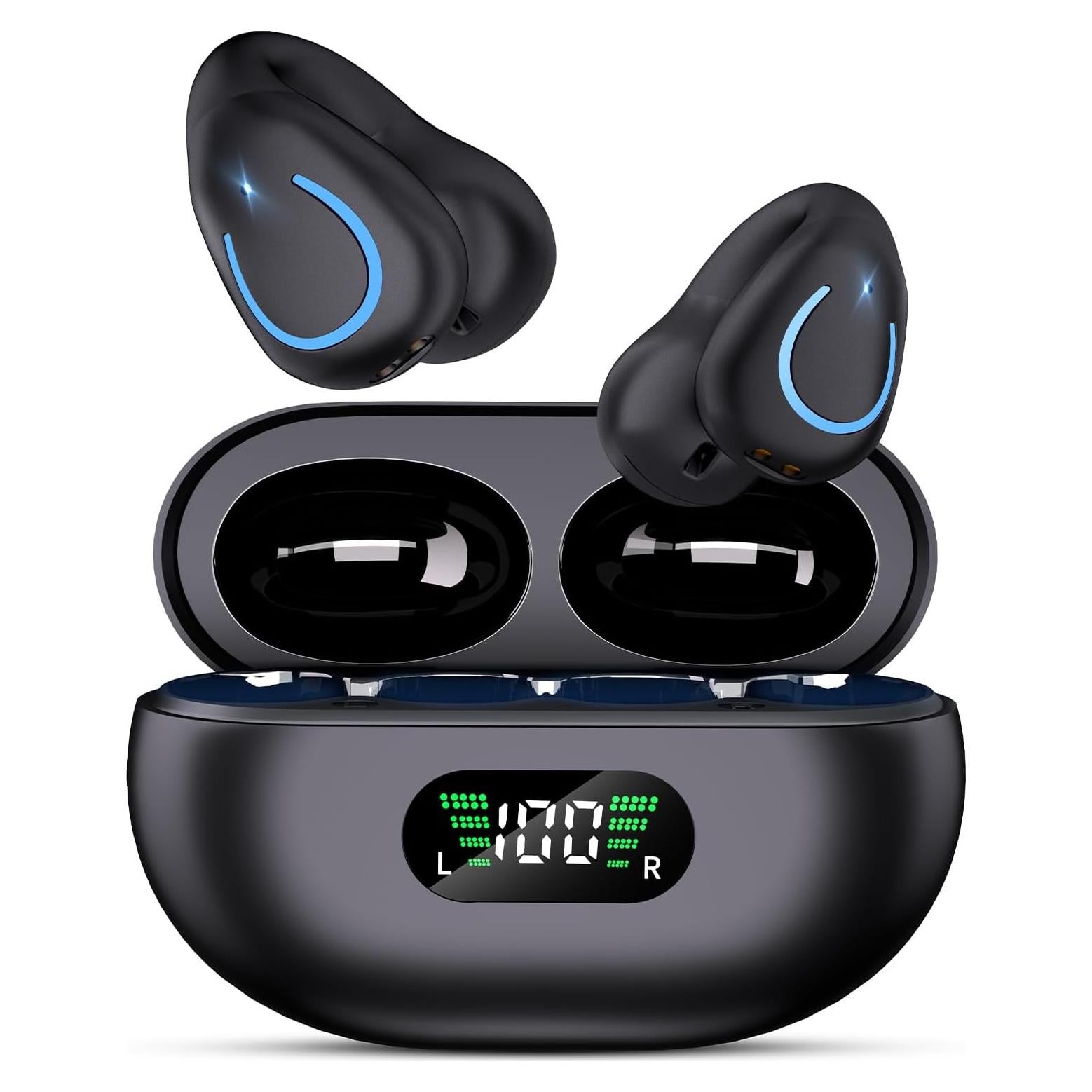 Auriculares Bluetooth 5.3 BUABMEQ Q71 Conducción Ósea IPX7