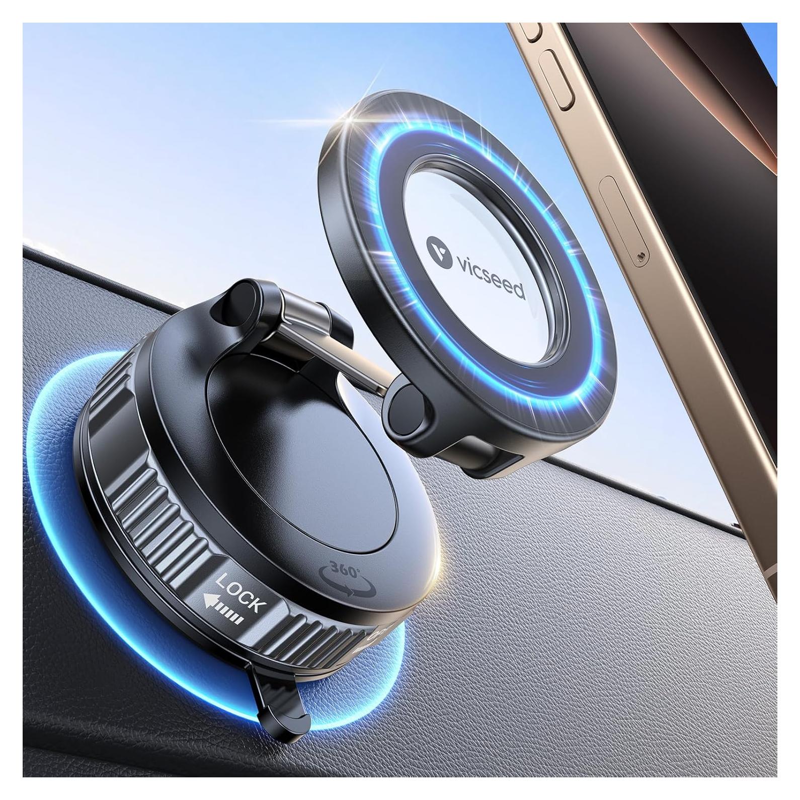 Soporte Magnético para Teléfono VICSEED 2026 para Coche Ajustable 360°