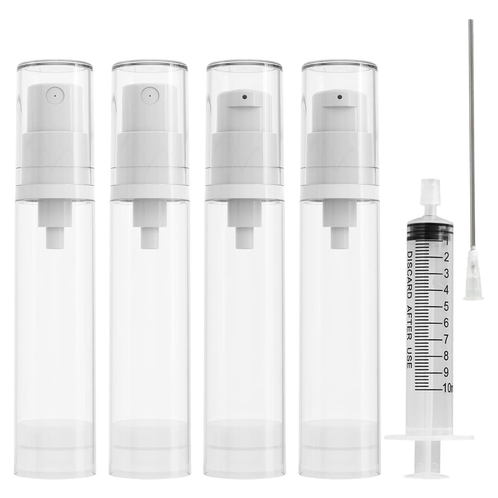 Juego de 4 Botellas de Viaje WXS-CHALL 10ml A Prueba de Fugas