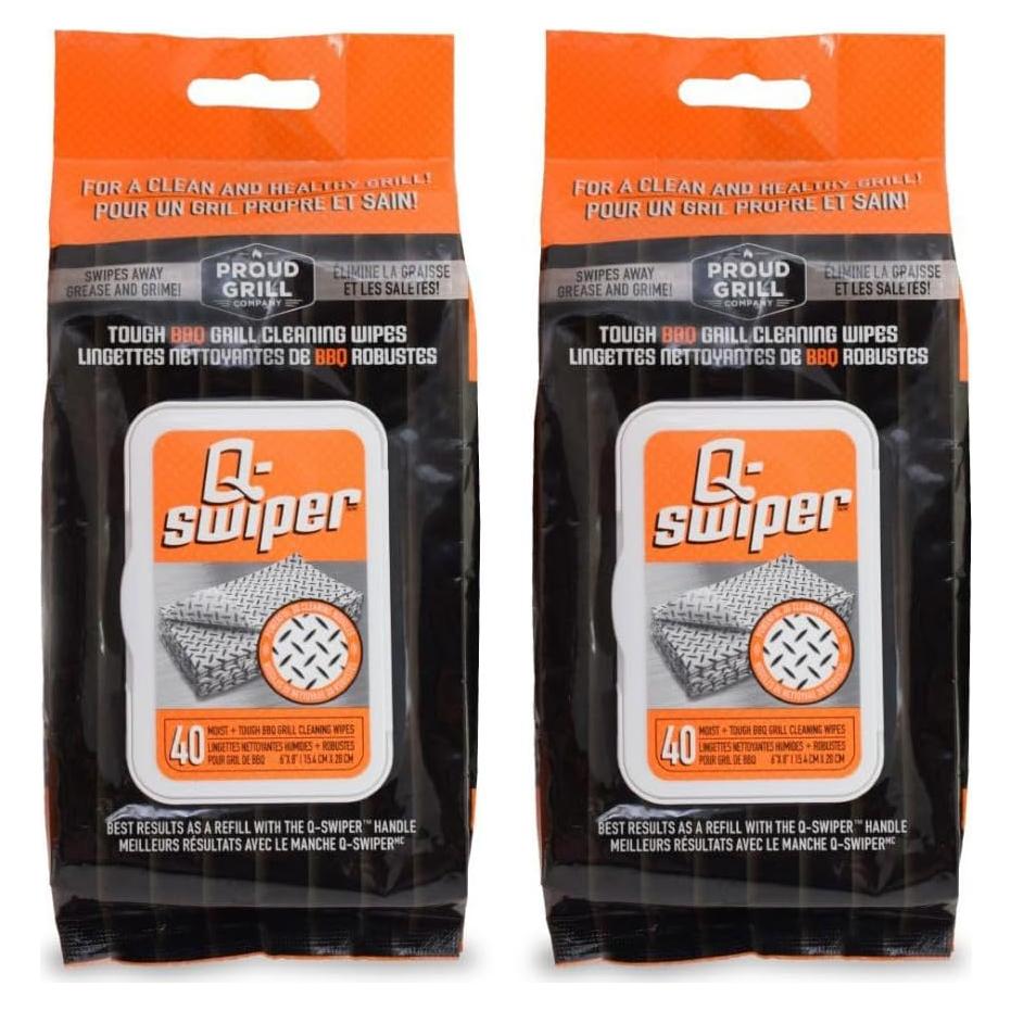 Toallitas de Limpieza para Parrilla Q-Swiper 80 Unidades