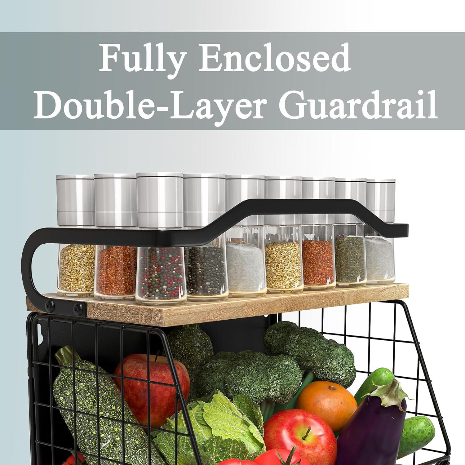 Estante Magnético Mefirt 2 Pack para Nevera - Almacenamiento Cocina