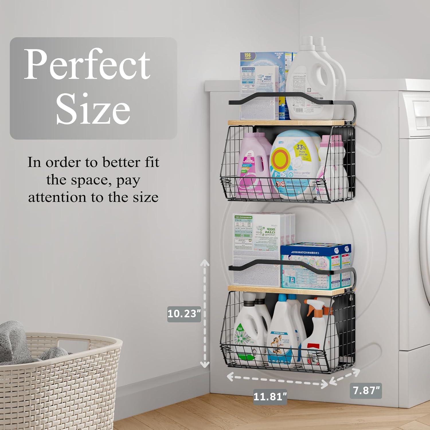 Estante Magnético Mefirt 2 Pack para Nevera - Almacenamiento Cocina