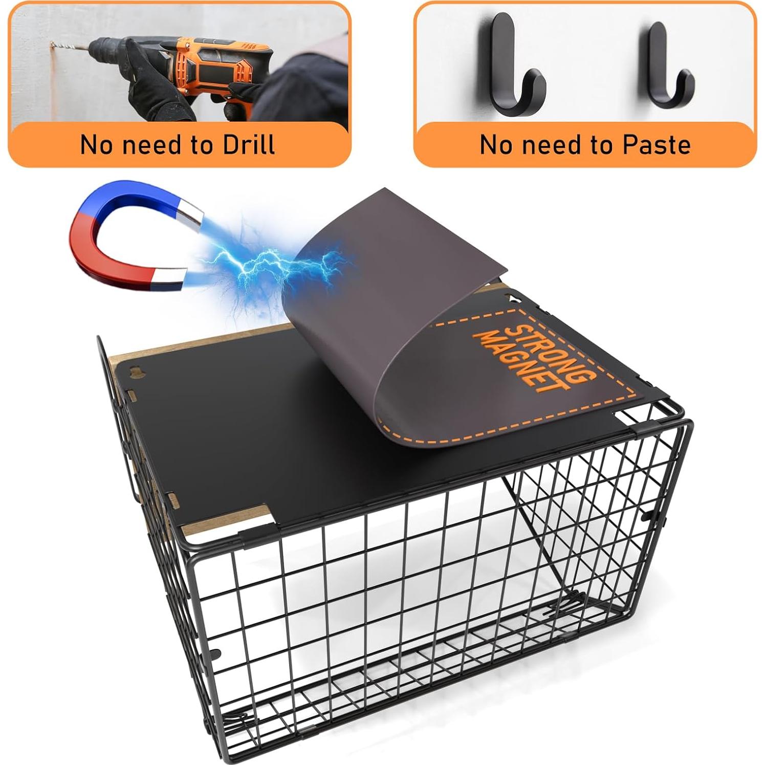 Estante Magnético Mefirt 2 Pack para Nevera - Almacenamiento Cocina