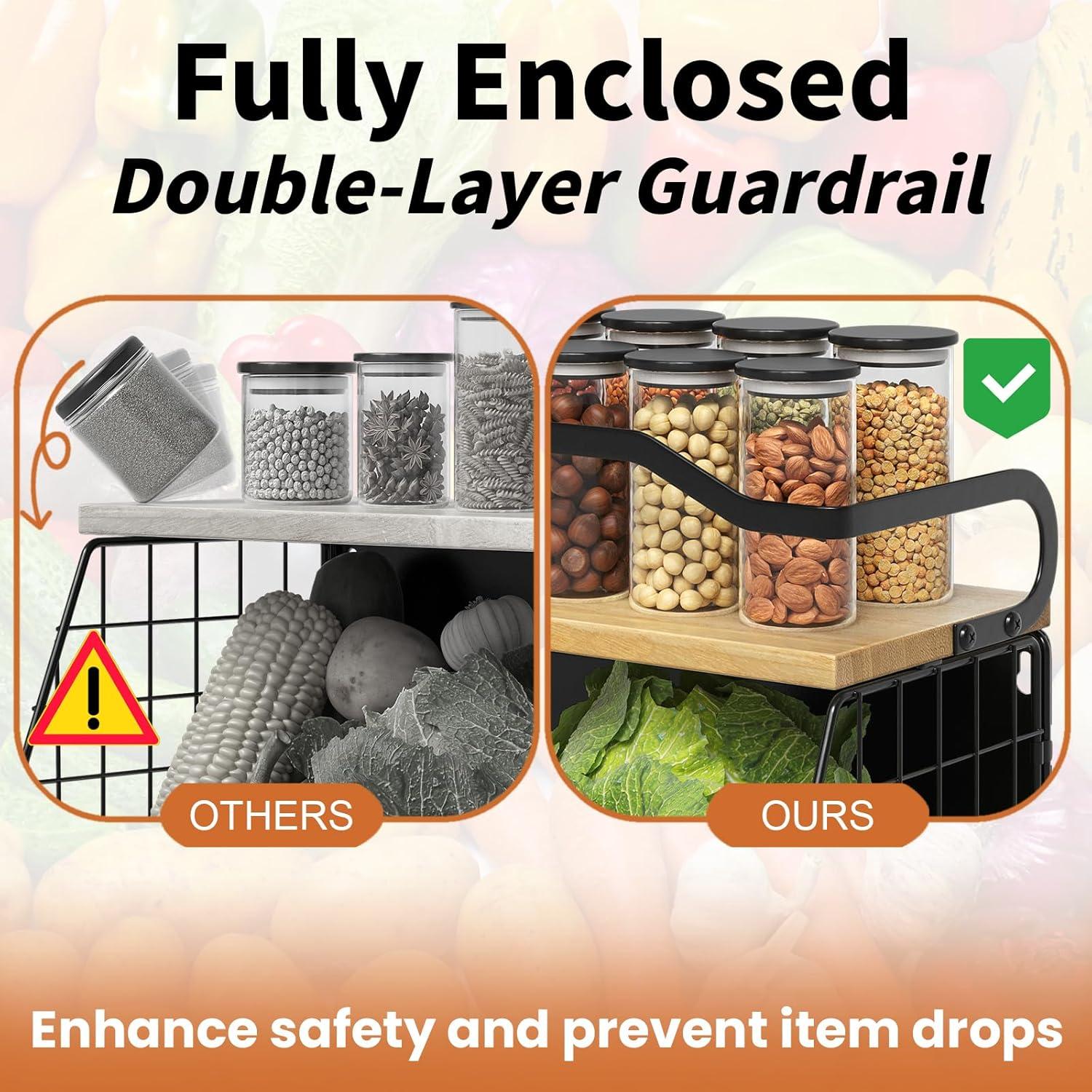 Estante Magnético Mefirt 2 Pack para Nevera - Almacenamiento Cocina