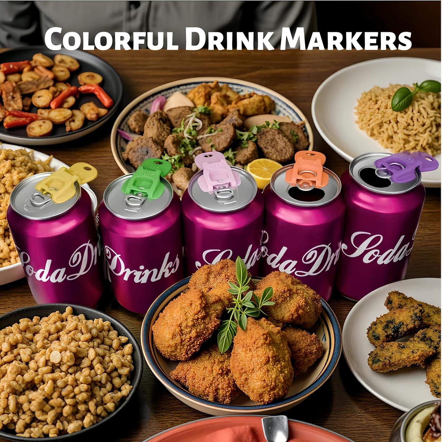 CanGuard 6-Pack Cubiertas de Lata Multicolor Talulumix