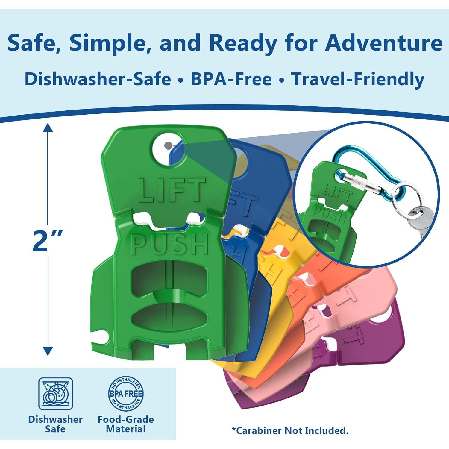 CanGuard 6-Pack Cubiertas de Lata Multicolor Talulumix