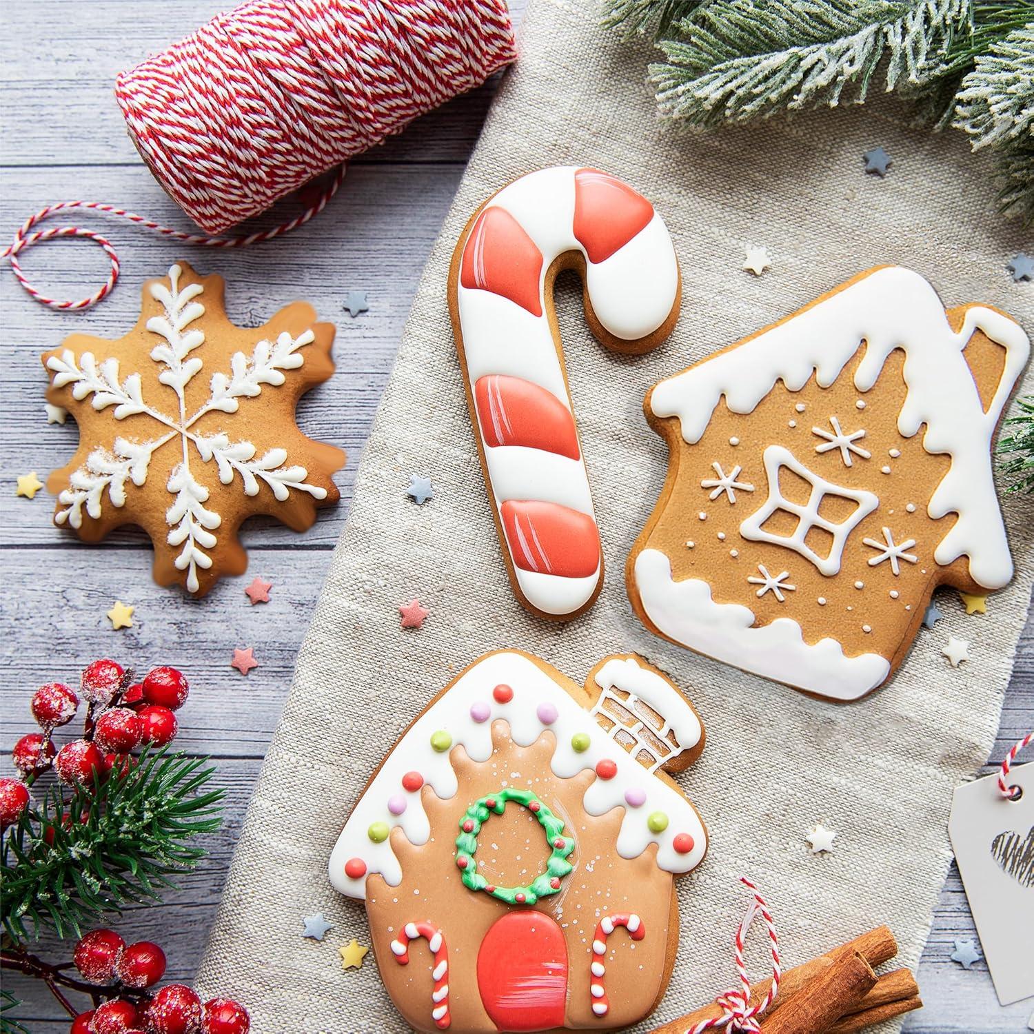 Cortadores de Galletas de Navidad OHOME - 9 Piezas Acero Inoxidable