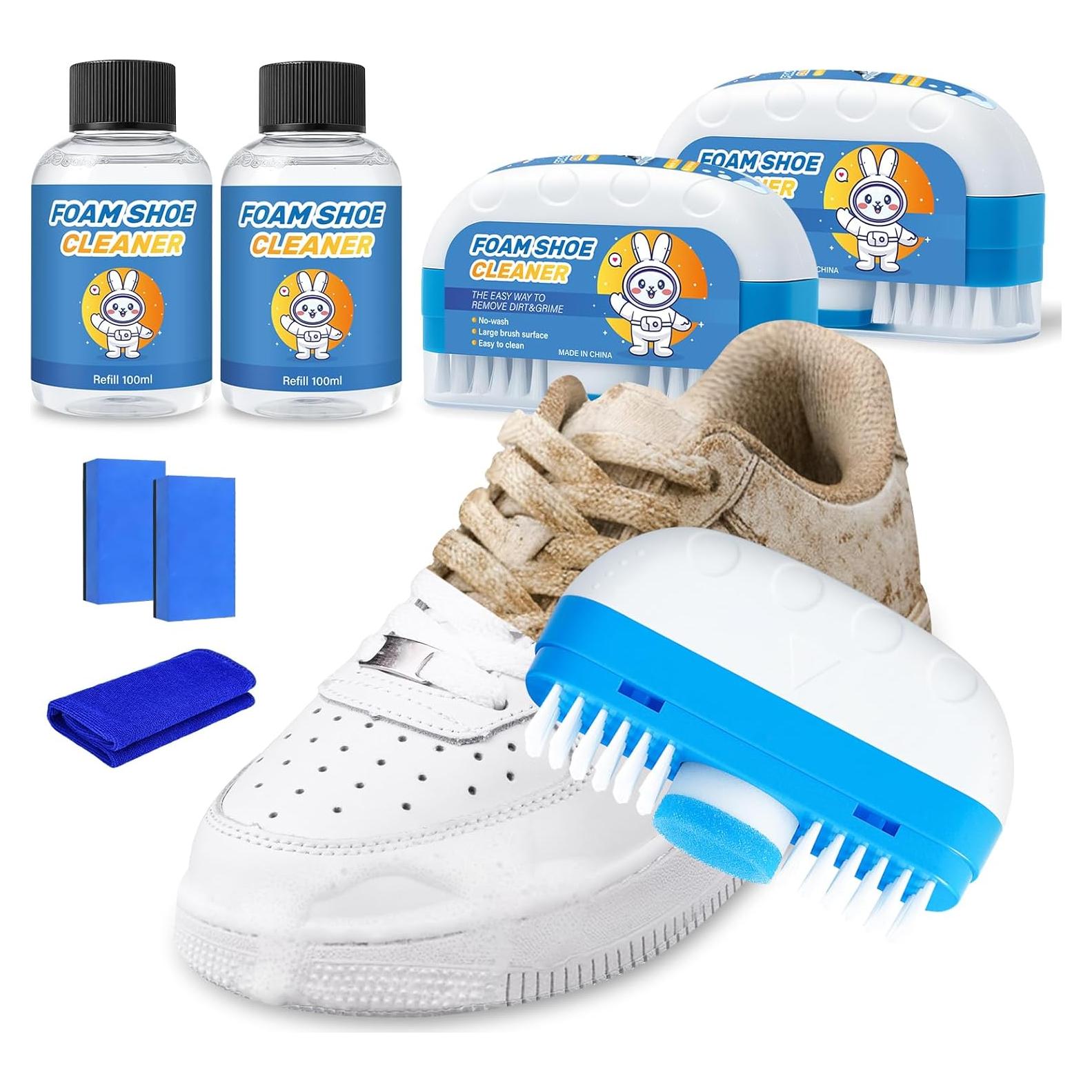 Kit de Limpieza de Zapatillas 100ml - Limpiador sin Agua