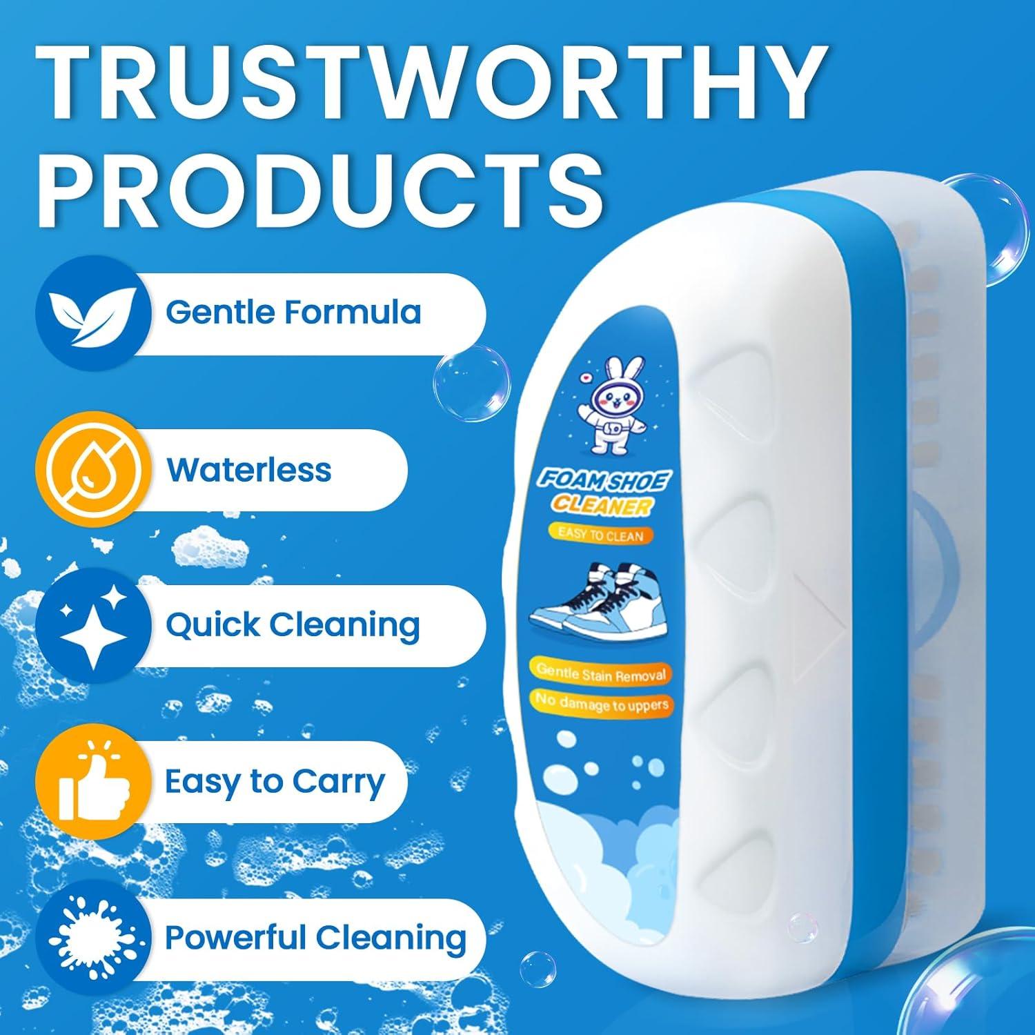 Kit de Limpieza de Zapatillas 100ml - Limpiador sin Agua