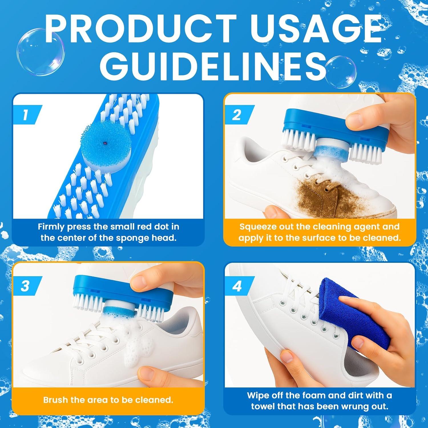 Kit de Limpieza de Zapatillas 100ml - Limpiador sin Agua