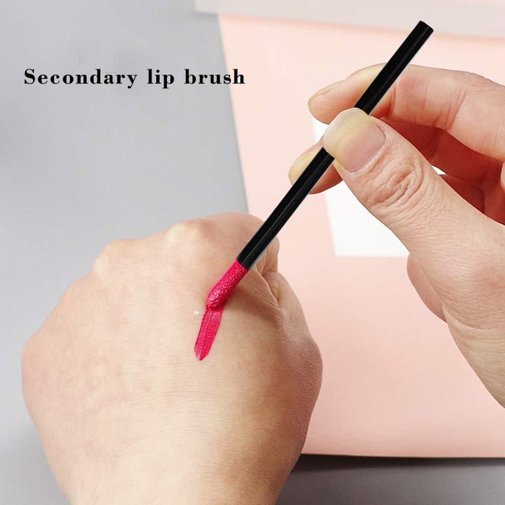 Pinceles de Labios Desechables Pimoys 200 Pcs 9cm Negro