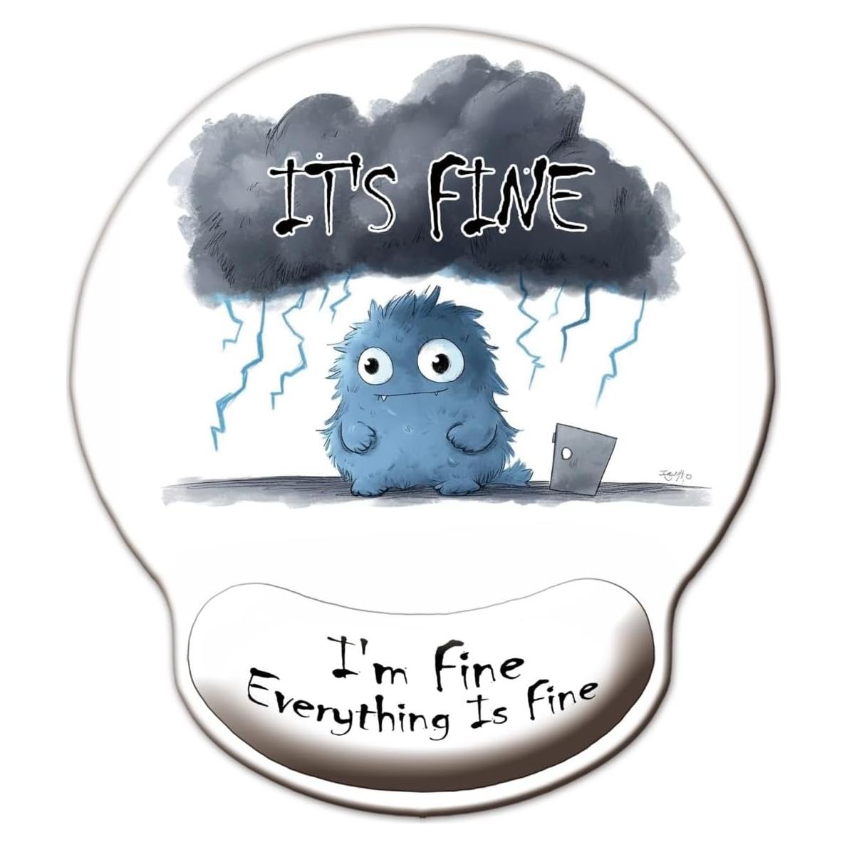 Alfombrilla de Ratón Ergonómica PIDAY con Reposamuñecas