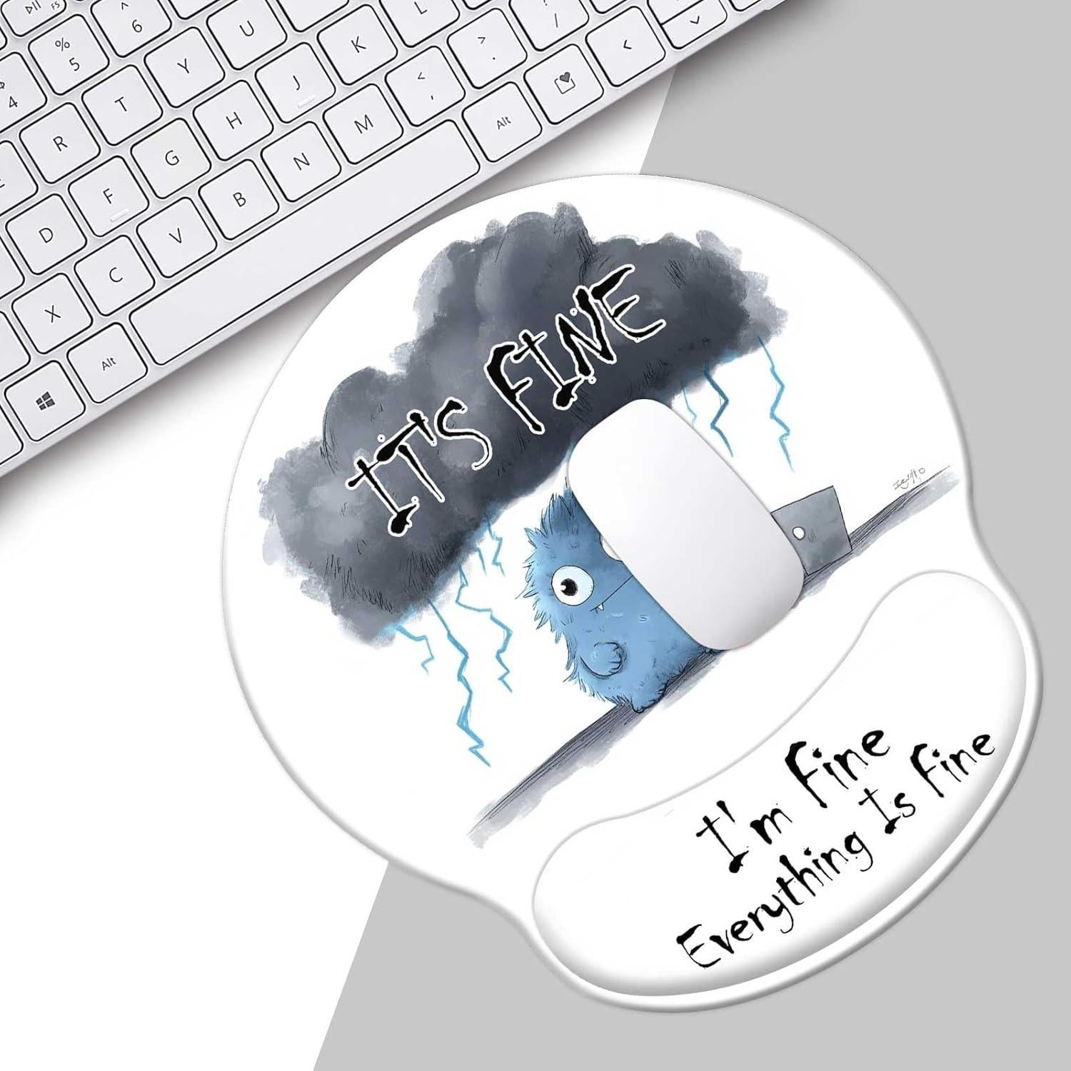 Alfombrilla de Ratón Ergonómica PIDAY con Reposamuñecas