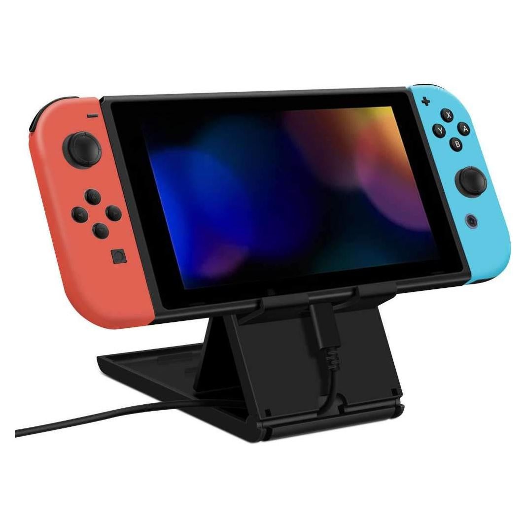 Soporte Compacto HORI para Nintendo Switch Ajustable Negro