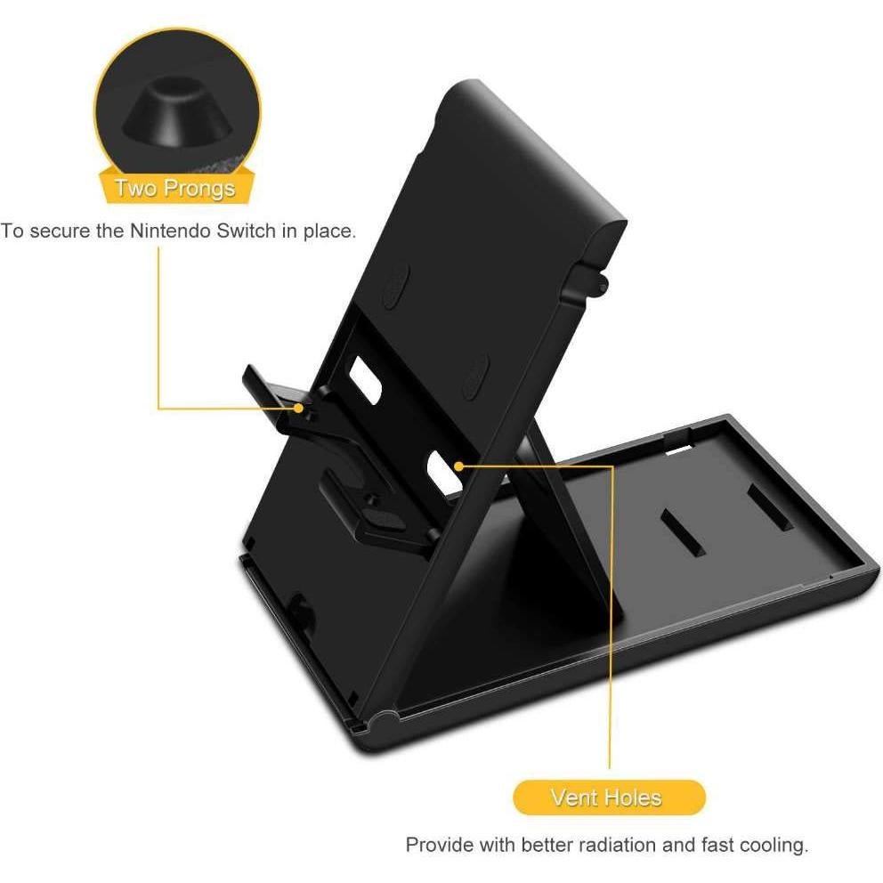 Soporte Compacto HORI para Nintendo Switch Ajustable Negro