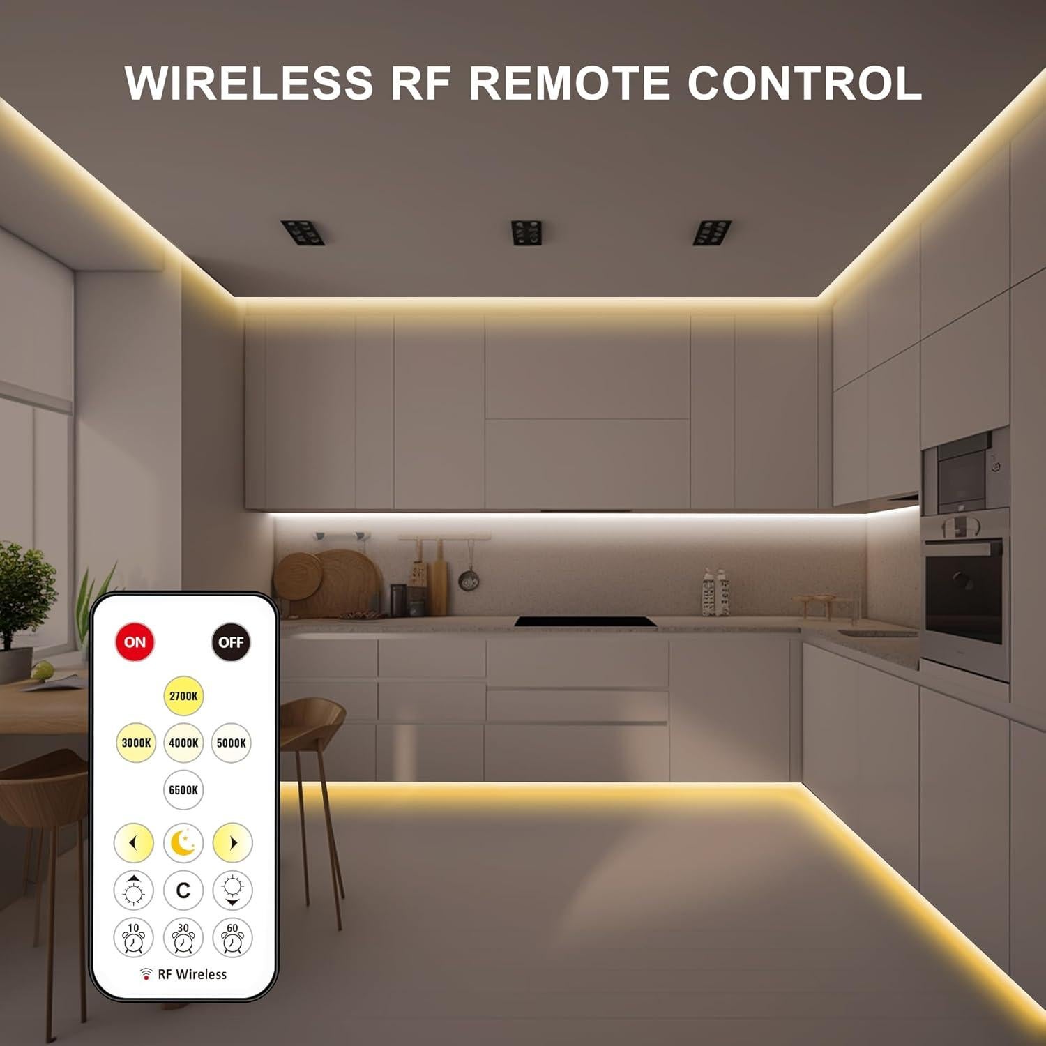 Tira LED COB 2.00m Tatazone con control remoto y ajuste 2700K-6500K